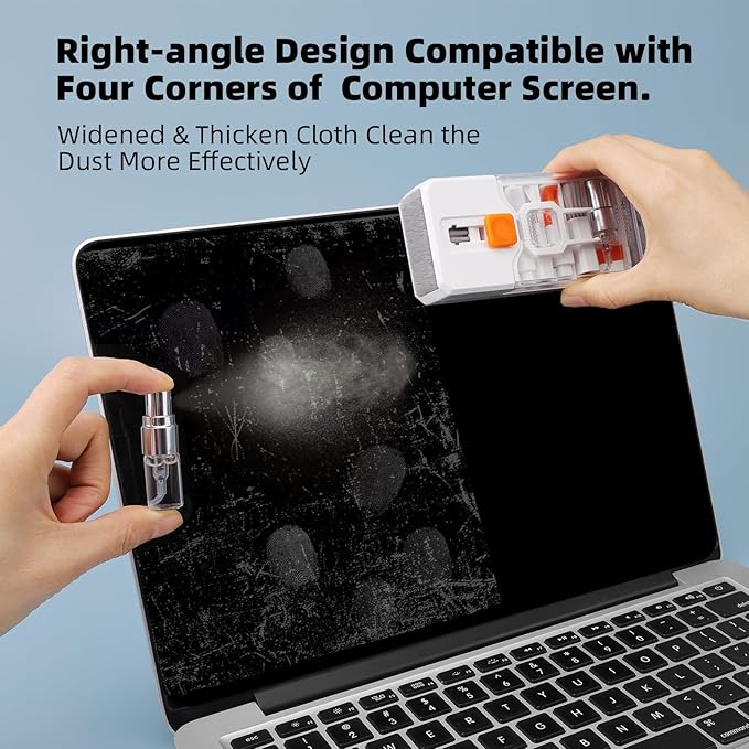 Keyboard Cleaning Kit Laptop Cleaner, All-in-1 Computer Screen Cleaning Brush Tool,