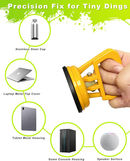 Metal Car Dent Puller, 110lbs Strong Dent Remover Tool for Car, Aluminum Alloy Paintless Dent Removal Kit, Heavy Duty Dent Puller Kit for Hail Damag