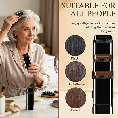 Hair Color Stick, Waterproof and Sweat-Proof Hair Dye Stick, Portable