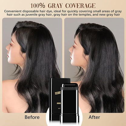 Hair Color Stick, Waterproof and Sweat-Proof Hair Dye Stick, Portable