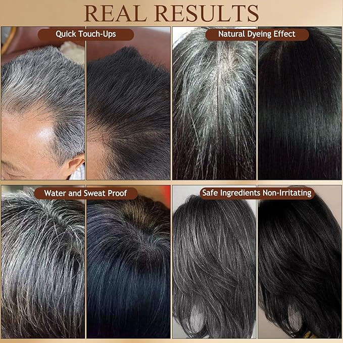 Hair Color Stick, Waterproof and Sweat-Proof Hair Dye Stick, Portable