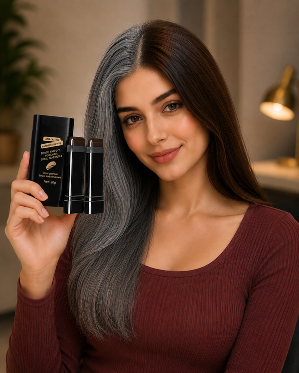 Hair Color Stick, Waterproof and Sweat-Proof Hair Dye Stick, Portable